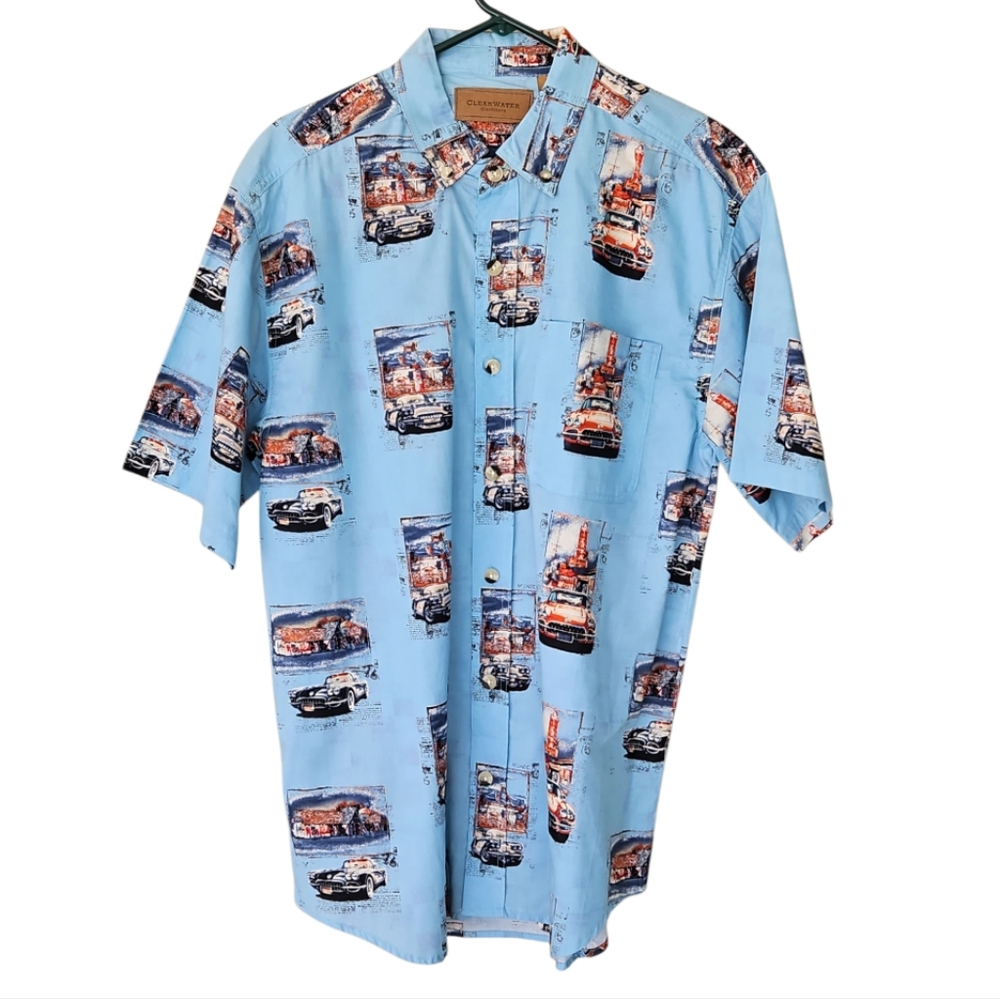 Clearwater Outfitters Vintage Corvette Button Down